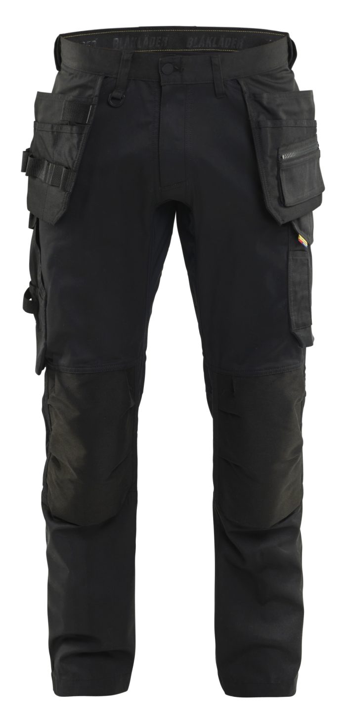 Blaklader Craftsman Trousers with Stretch - BLACK