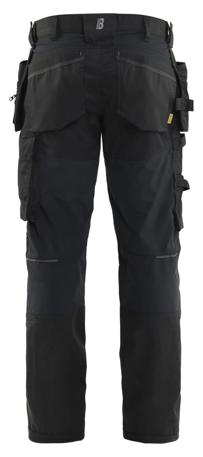 Blaklader Craftsman Trousers with Stretch - BLACK - Image 4