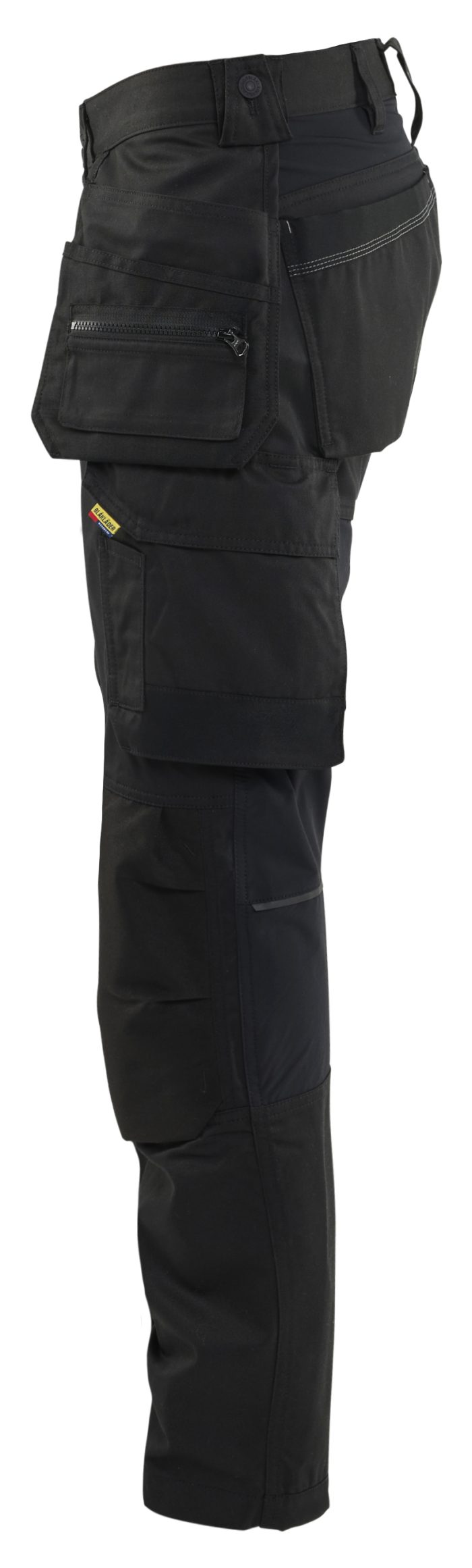 Blaklader Craftsman Trousers with Stretch - BLACK - Image 3