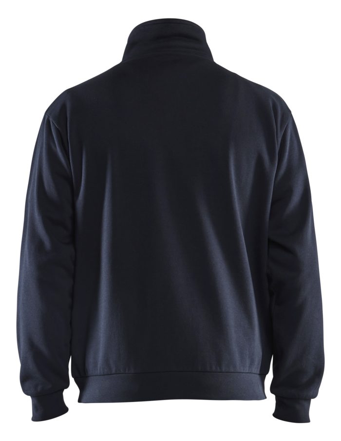 Blaklader Sweatshirt Half-zip Dark Navy Blue - Image 4