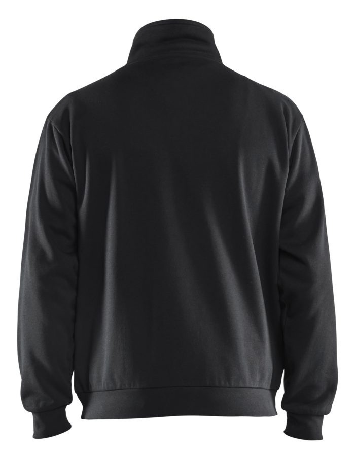 Blaklader Sweatshirt Half-zip BLACK - Image 4