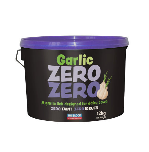 Uniblock Garlic Zero Zero 20kg cattle mineral lick bucket