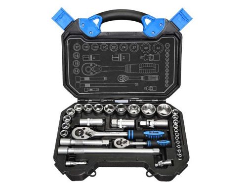 TALA 32 Piece 1/4 inch and 1/2 inch drive metric socket and accessory set